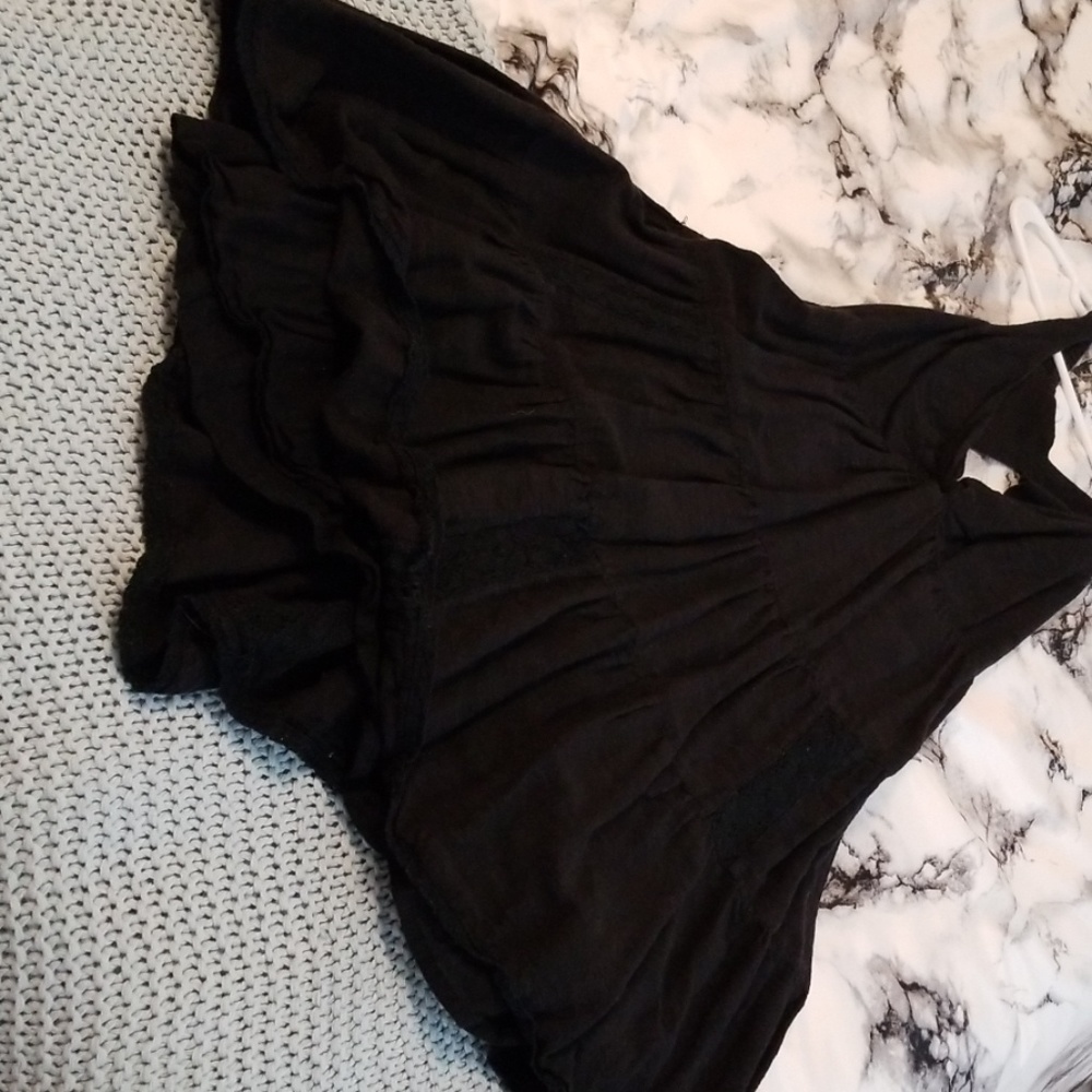Mini black dress